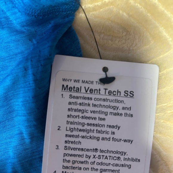 lululemon athletica metal vent tech ss DKRL NWT SZ XL - Picture 8 of 9